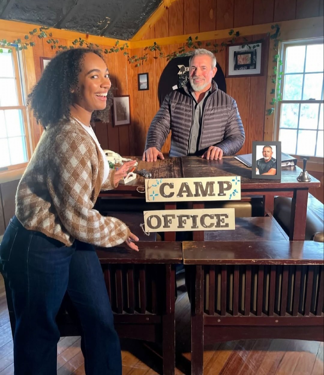 Marine Léa Thomas and Giovanni Gonzalez on a scene from Dying Ember.